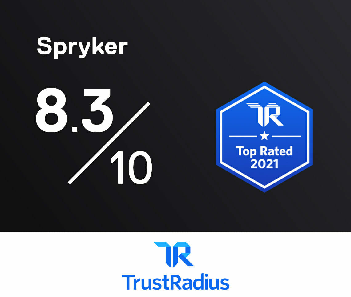 Graphic trust radius spryker score