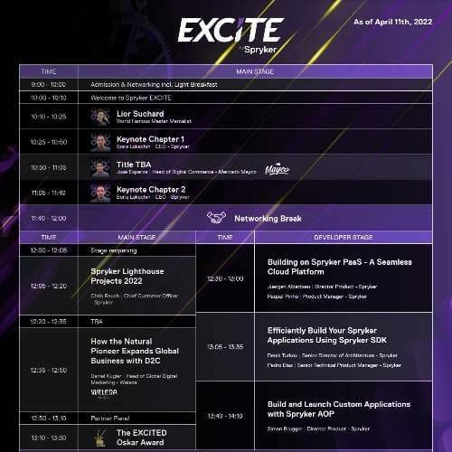 Excite Agenda