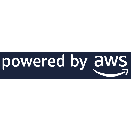 powered by AWS Logo