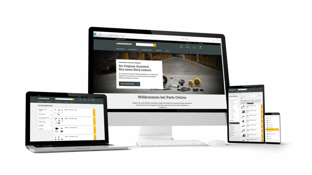 Jungheinrich platform on multiple devices